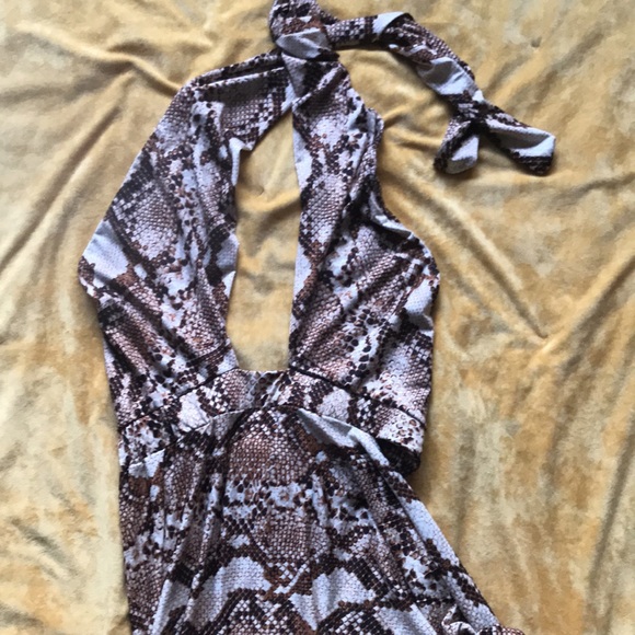 Snake print dress - Picture 3 of 4